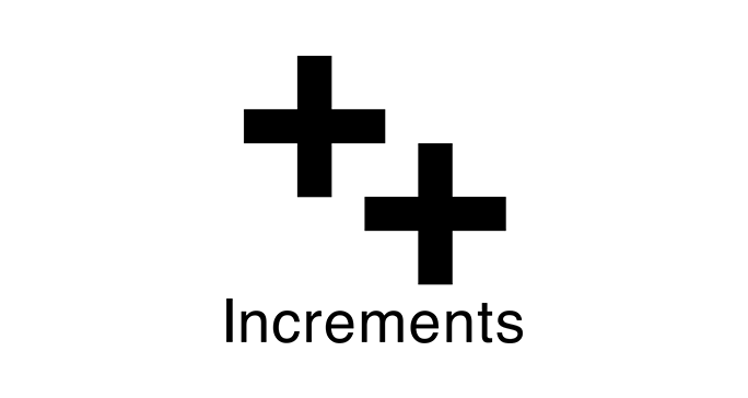 Increments